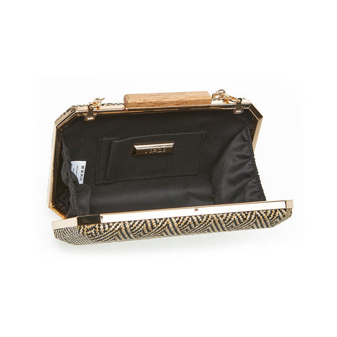 Verde Γυναικείο Τσαντάκι Βραδινό 01-1710 Μαύρο